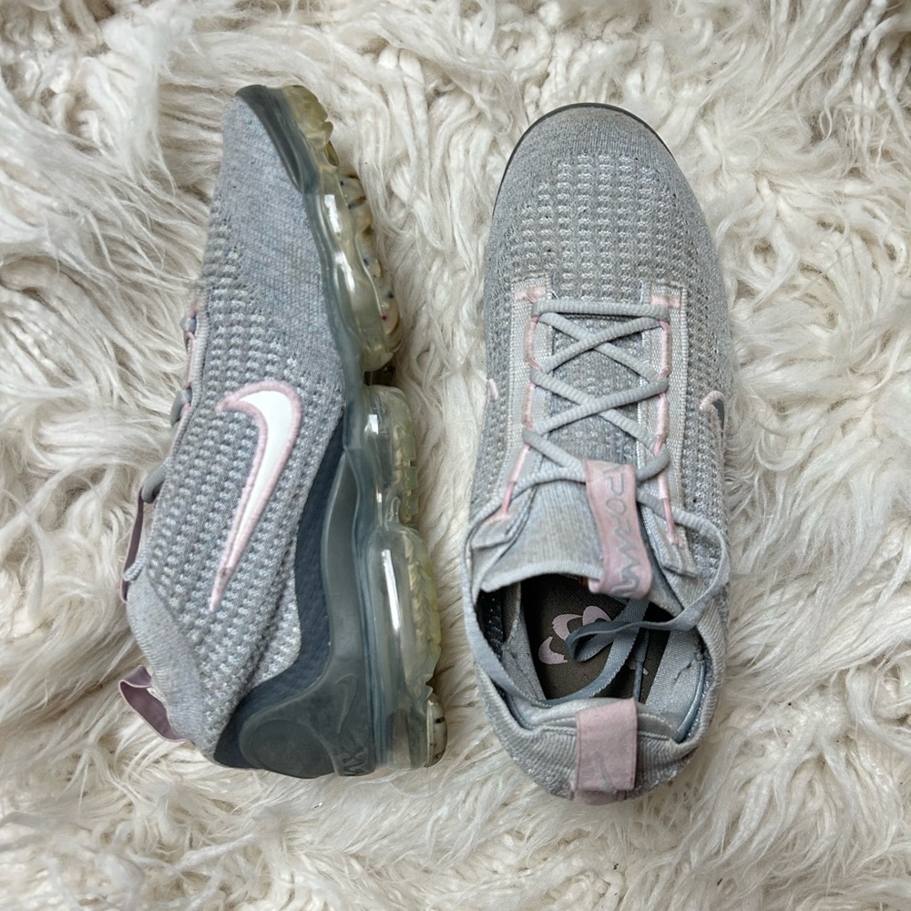 Nike Air VaporMax 2021 Flyknit GS - Pure Pink Platinum